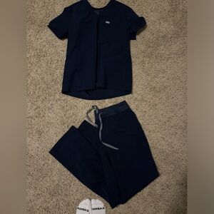 Figs Navy blue Scrub set